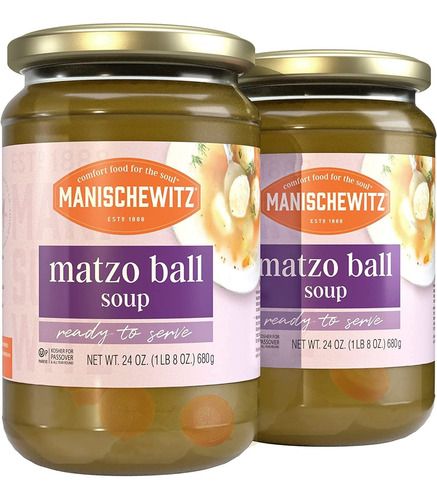 Manischewitz Matzo Ball Soup, Kosher Para Passover, Tarro De