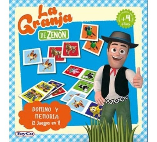 Juego De Mesa Domino Y Memoria La Granja De Zenon  Toyco