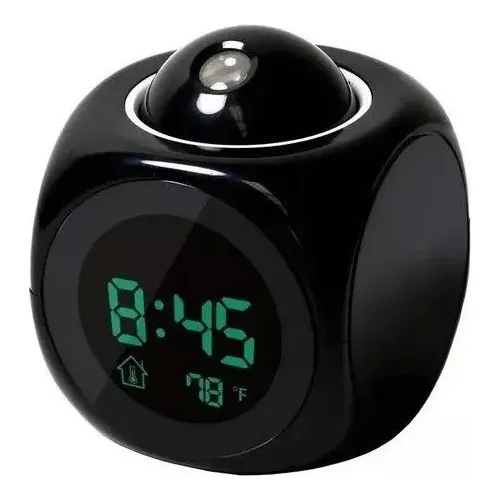 Reloj Digital Despertador Proyector Led Holograma Alarma Usb