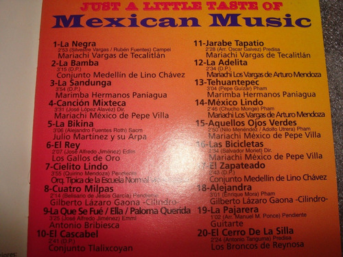 Just A Little Taste Of Mexican Music Vol. 1