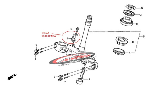 Guia Cable Velocimetro Honda Xr 150 L Moto Sur