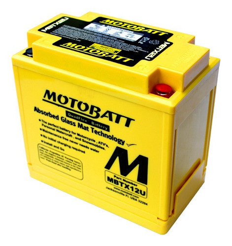 Bateria Motobatt Quadflex 12v 14.4 Ah Mbtx12u Yb12bb2 Ytx12