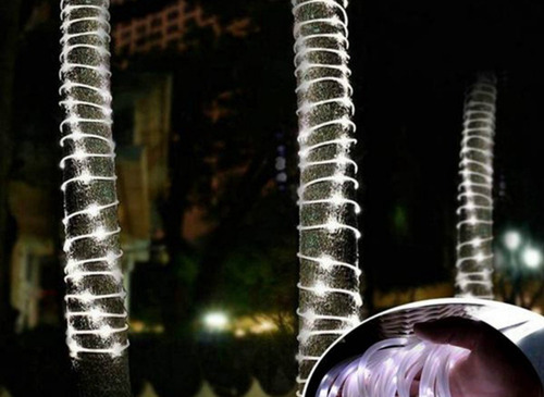 Manguera 10 Metros Led Ideal Exterior Blanco Frio