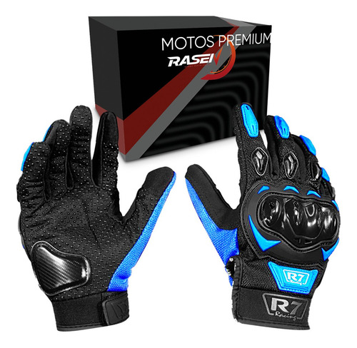 Guantes Vel R7 Racing S Azul R7-2 Touch