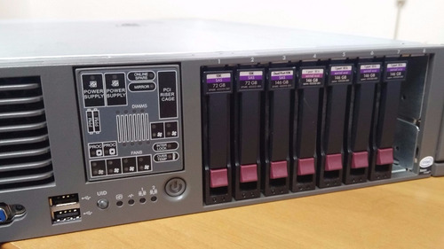 Hp Proliant Dl380 G5 Quadcore E5440 2.83ghz 8gb Ram Hd146gb