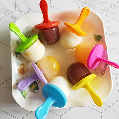 Molde Popsicle Silicona Mini, 7 Cavidades, Palitos Plsticos