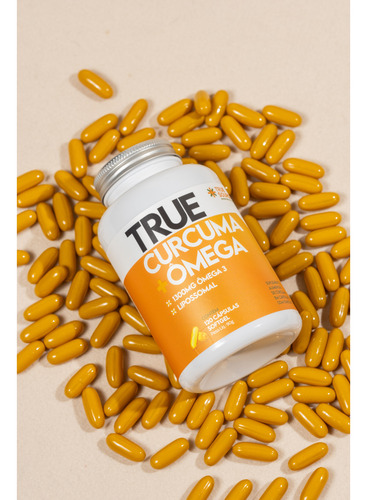 True Cúrcuma (95%) + Ômega 3 (1300mg) True Source - Original
