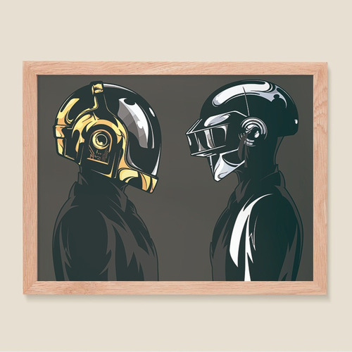 Cuadro Con Marco Daft Punk 01 - Frametastic! 