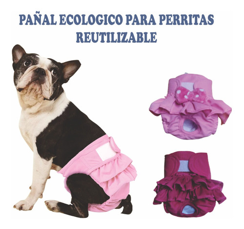 (sugerido) Pañales Para Perritas Talla Xl, Reutilizables