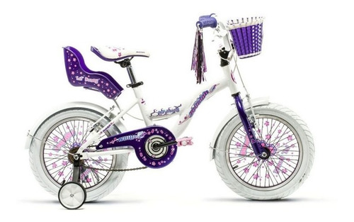 Bicicleta Raleigh Rodado 16 Lilhon Nena Alu Envios Gratis !! Violeta Xs