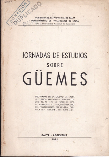 Jornadas De Estudios Sobre Guemes - Dr. Atilio Cornejo