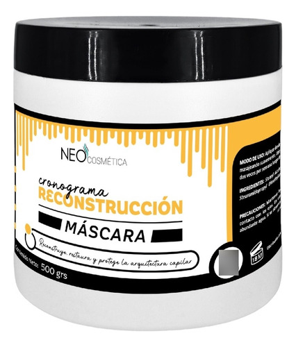 Mascarilla Capilar Reconstrucción Profunda 500grs