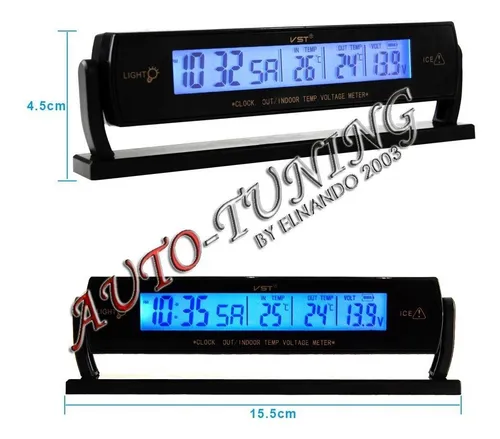 Reloj digital temperatura motor hot sale