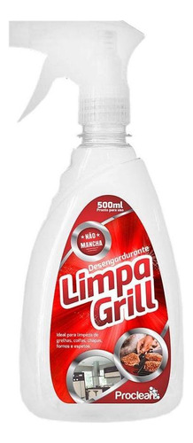 Limpa Grill Com Gatilho 500ml Proclean