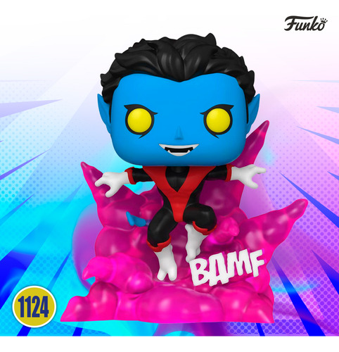 Funko Pop Nightcrawler #1124 Glow X Men Marvel Figura Deluxe