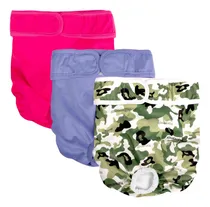 Comprar 3 Pañales Para Perras Lavables Y Reutilizables Talla