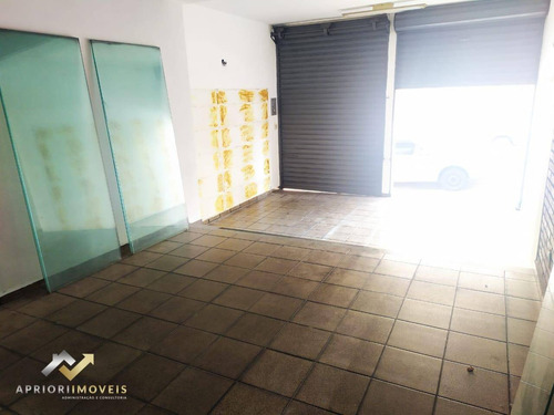 Salão Para Alugar, 140 M² Por R$ 4.000/mês - Jardim Bela Vista - Santo André/sp - Sl0173
