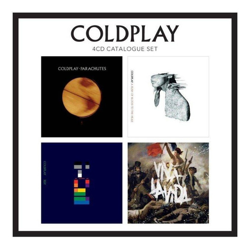 Coldplay  Catalogue Set 4 X Cd, Album, Cofre