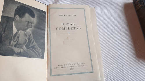 Aldous Huxley Obras Completas 2 Tomos Plaza Y Janes