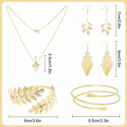 . Conjunto De 18 Acessórios Para Fantasias De Deusas