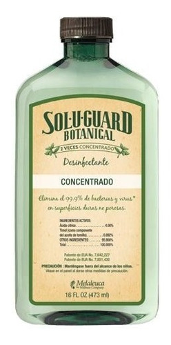 Desinfectante Sol U Guard Melaleuca 473 Ml Concentrado