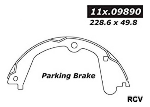 Balata Freno Mano Tras Para Chevrolet Silverado 3500hd  2011