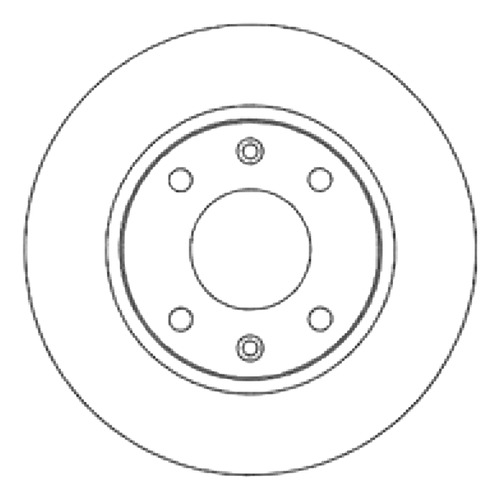 Disco Freno Delantero (247mm) Citroen Zx 96-98