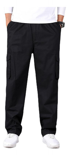 Pantalones Tipo Cargo N Para Hombre, Delgados, Lisos, Rectos