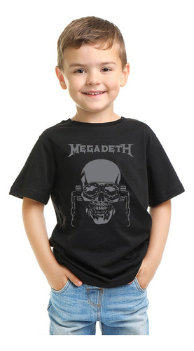 Playera Niños Música Megadeth Thrash Metal Dave Mustaine