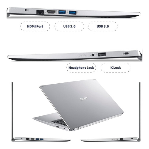 Laptop Acer Aspire 3 15.6 Fhd Core I3-1115g4 36gb Ram 1tb