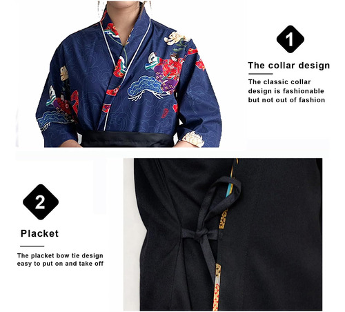 Chamarras De Chef Personalizadas, Kimono Estampado