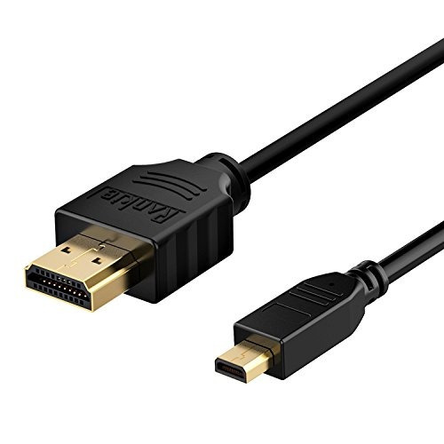 Cable Rankie Micro Hdmi A Hdmi, Admite Ethernet, 3d, 4k Y Re