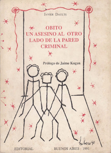 Argentina Teatro Daulte Obito Tapa Libero Baadi  1991 Raro