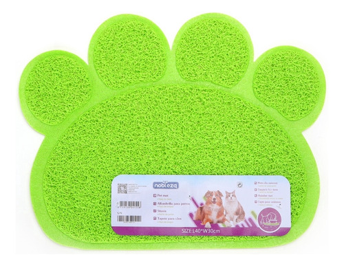 Tapete En Forma De Huella P/ Mascotas De Goma-espuma 3-pzs S Mezclados