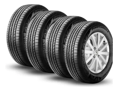 Kit 4 Pneus 205/55R16 Continental PowerContact 2 91V Aro 16