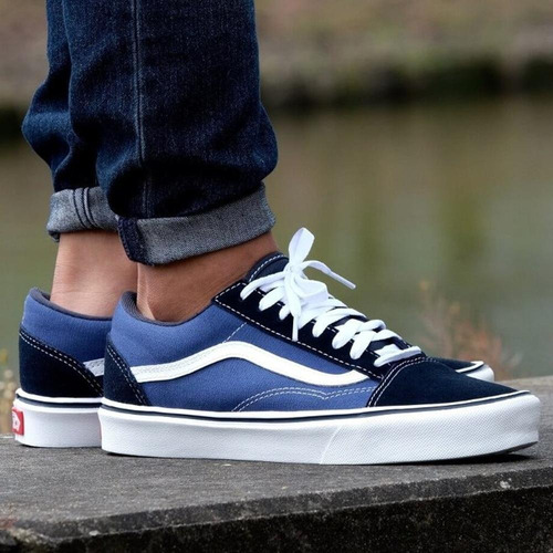 Tenis Vans Old Skool - 0d3hnvy - Azul Acero - Unisex | Envío gratis