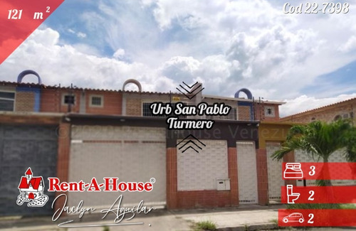 Townhouse En Venta Turmero Res San Pablo 22-7398 Jja