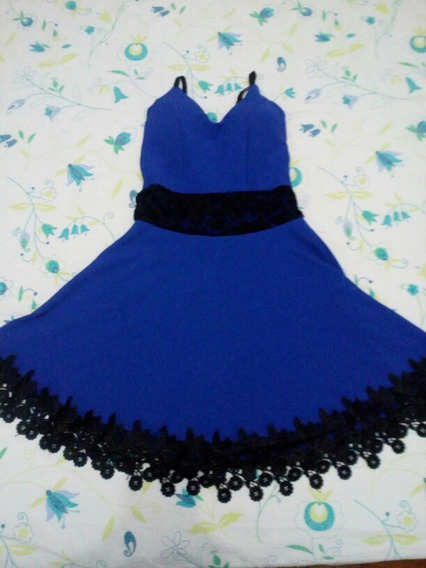 vestido estilo boneca azul