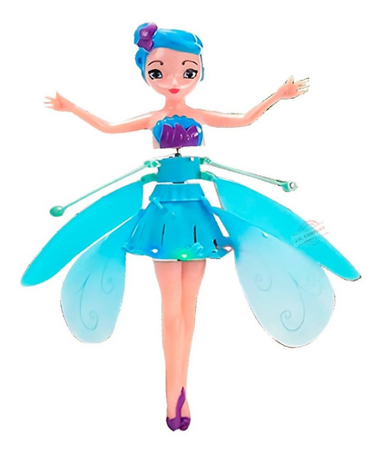 Hada Princesa Voladora Flying Fairy Luz Juguete Sensor Hd908