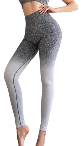 Lycra Leggings Deportivo Tiro Alto - Gris Ref. 1010