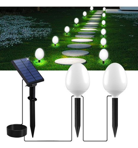 Falove Luces Solares Para Caminos Al Aire Libre, Luces De Ca