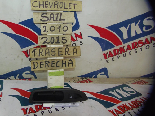 Botonera Trasera Derecha Chevrolet Sail 2010-2015