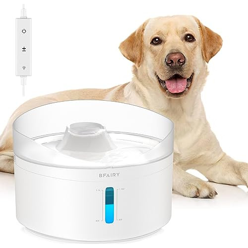 Bfairy Df20 - Fuente De Agua Para Perros De 1.3 Gales/5 Litr