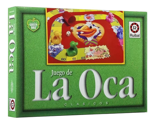 Imagen 3 de 9 de Juego De Mesa Juego De La Oca Prendas Ruibal Green Box