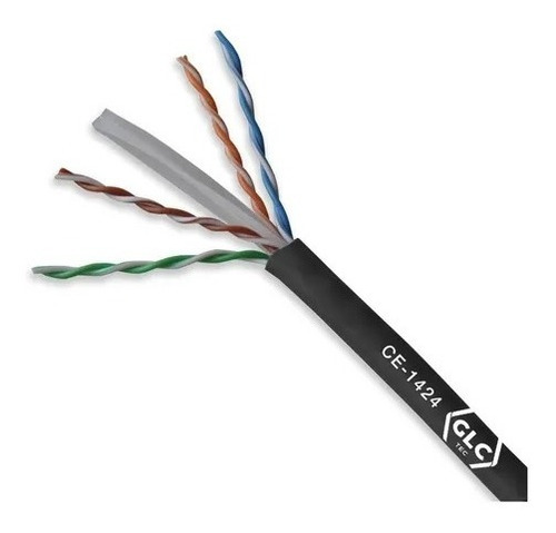 Imagen 3 de 5 de Bobina De Cable Glc Utp Cat6 Doble Vaina Exterior 305mts