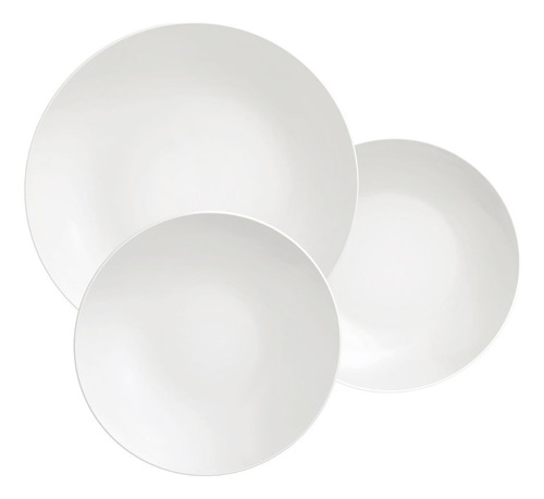 Juego De Platos Porcelana Tramontina Sophia 12 Piezas C