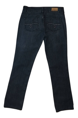 Jeans Mujer Opposite Talla 38 Corte Recto Impecable (Usado)
