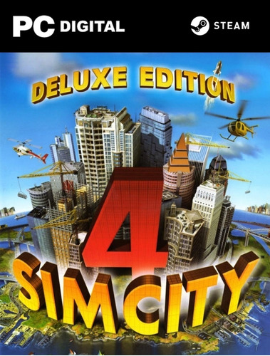 Sim City 4 Deluxe Edition Pc Español + Online Steam Original