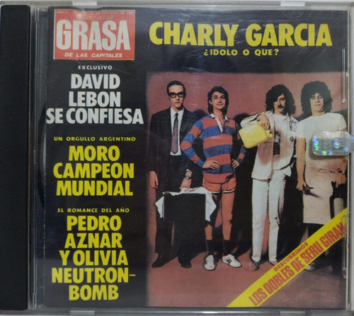 Serú Girán  Grasa De Las Capitales Cd Argentina 1992