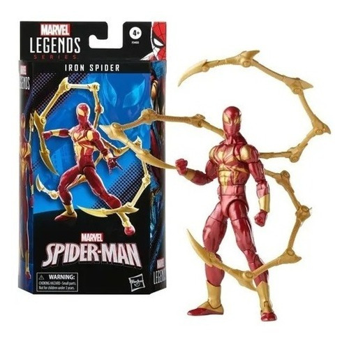 Figura Marvel Legends Aranha De Ferro - Hasbro F3455